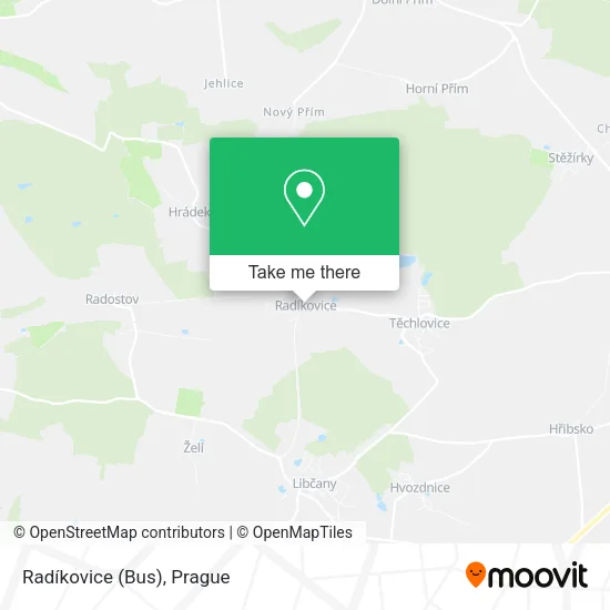 Карта Radíkovice (Bus)