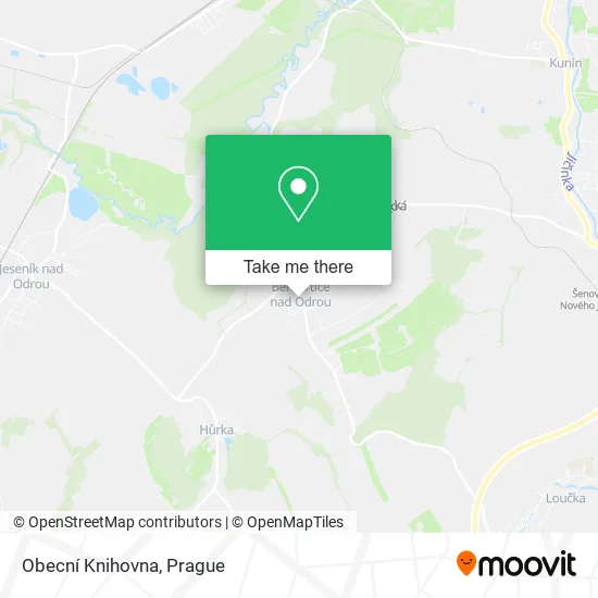 Карта Obecní Knihovna