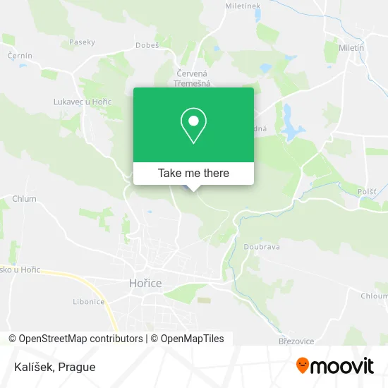 Карта Kalíšek