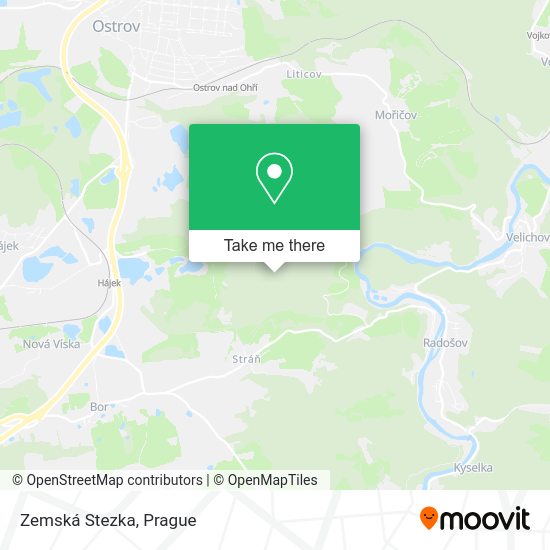 Карта Zemská Stezka