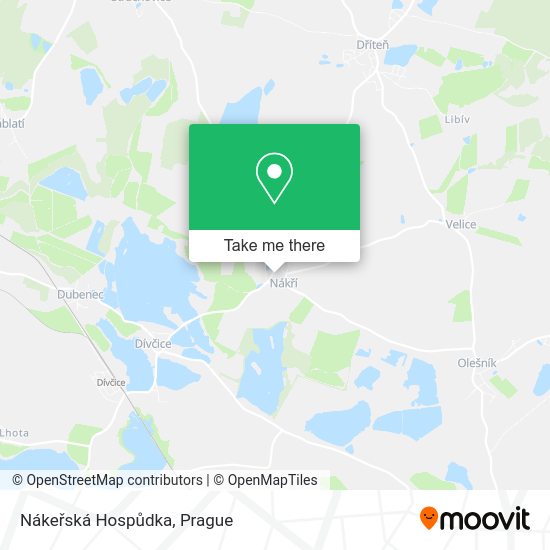 Nákeřská Hospůdka map