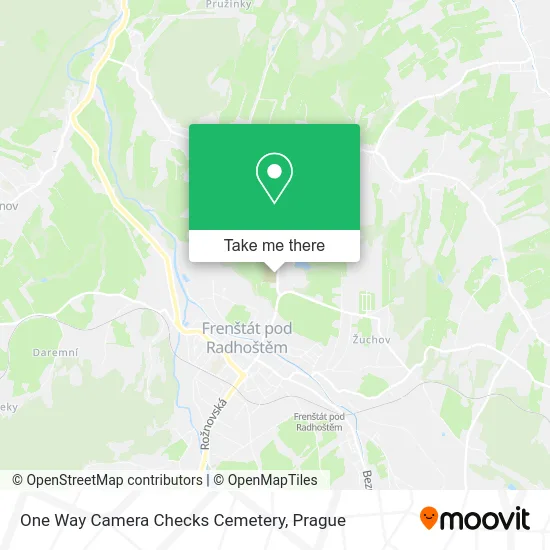 Карта One Way Camera Checks Cemetery