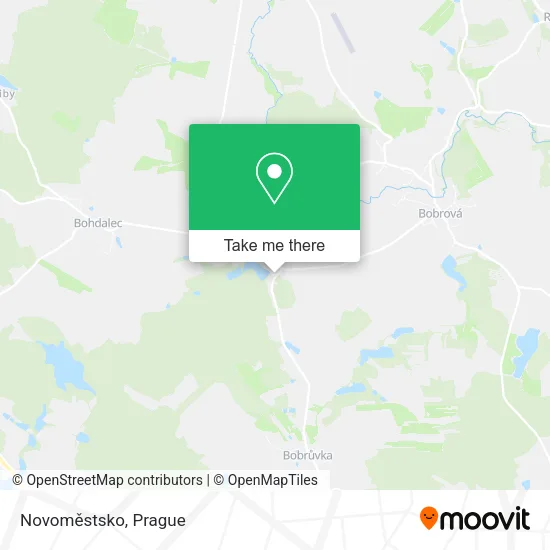 Карта Novoměstsko