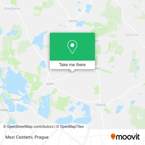 Карта Mezi Cestami