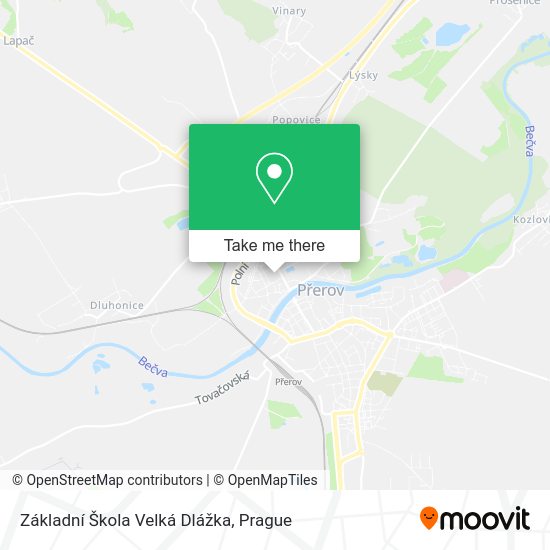 Základní Škola Velká Dlážka map