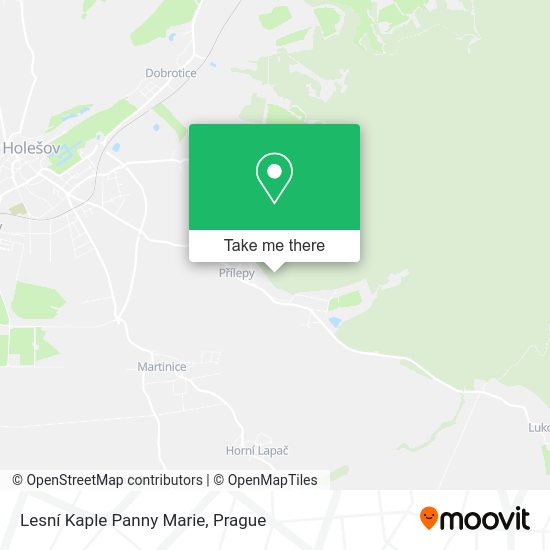 Lesní Kaple Panny Marie map