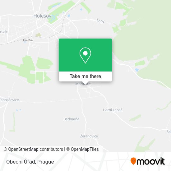 Obecní Úřad map