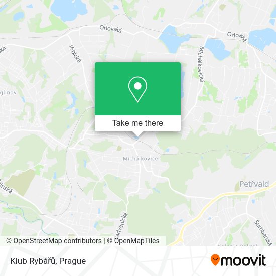 Klub Rybářů map