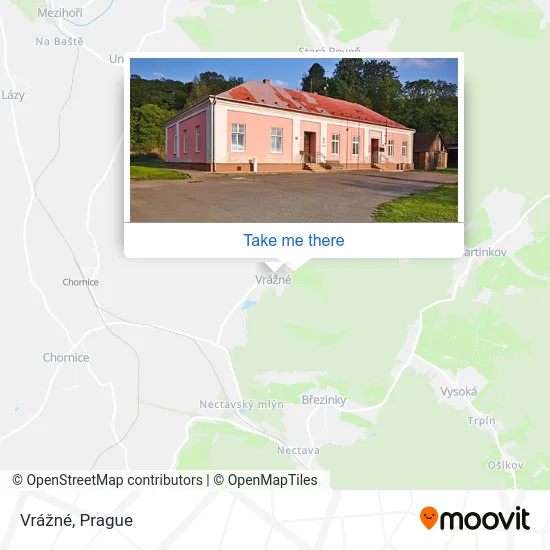 Карта Vrážné