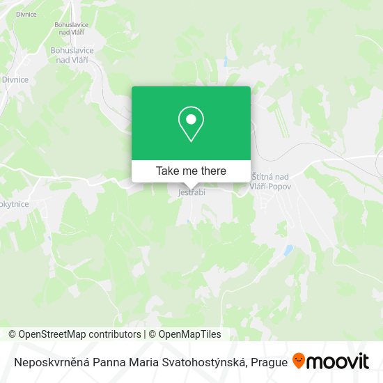 Neposkvrněná Panna Maria Svatohostýnská map
