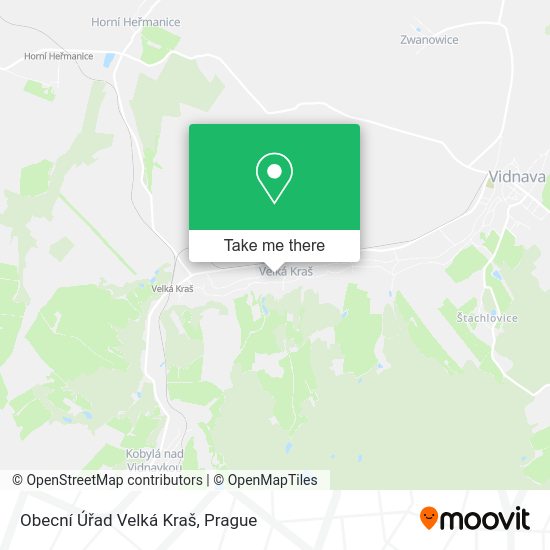 Obecní Úřad Velká Kraš map