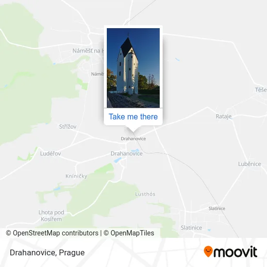 Карта Drahanovice