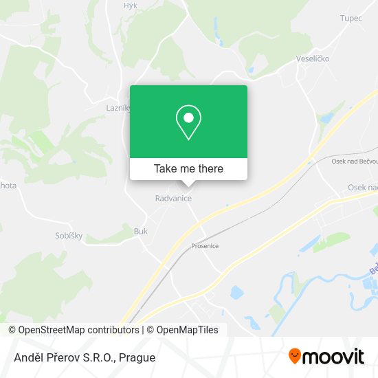 Anděl Přerov S.R.O. map