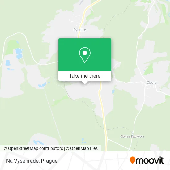 Карта Na Vyšehradě