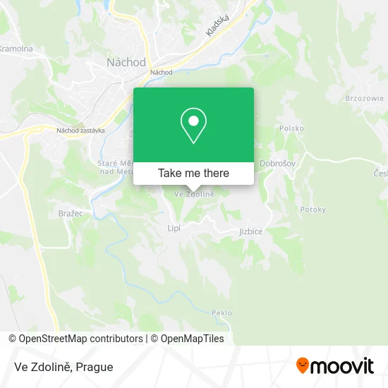 Карта Ve Zdolině
