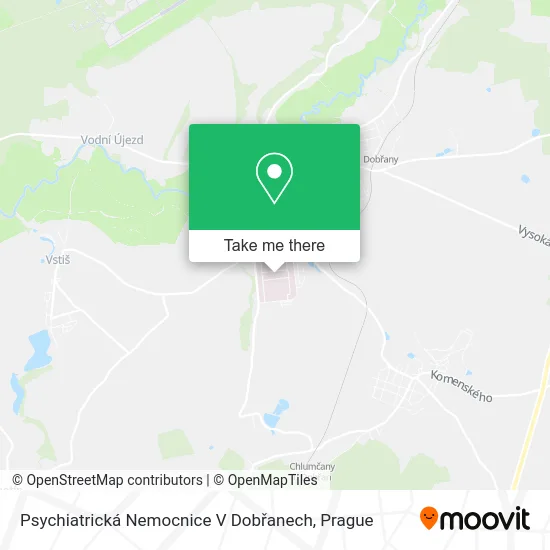 Карта Psychiatrická Nemocnice V Dobřanech