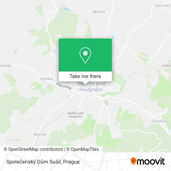 Společenský Dům Sušil map