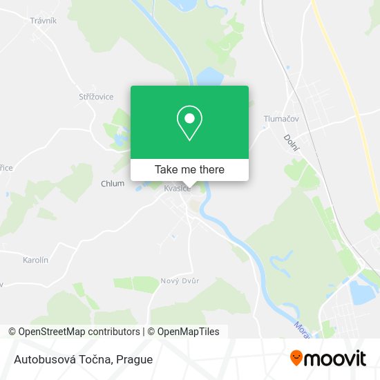Autobusová Točna map