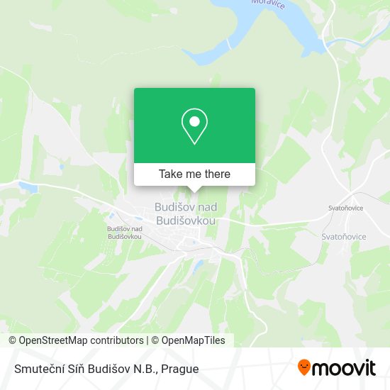 Smuteční Síň Budišov N.B. map