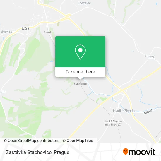 Карта Zastávka Stachovice