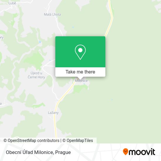 Obecní Úřad Milonice map