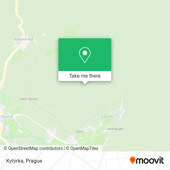 Kytýrka map