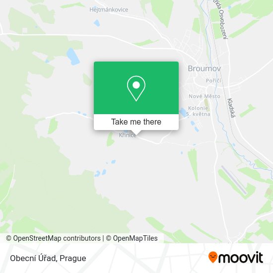 Obecní Úřad map