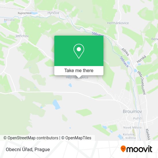 Obecní Úřad map