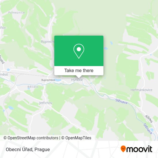 Obecní Úřad map
