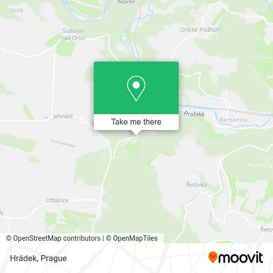 Карта Hrádek