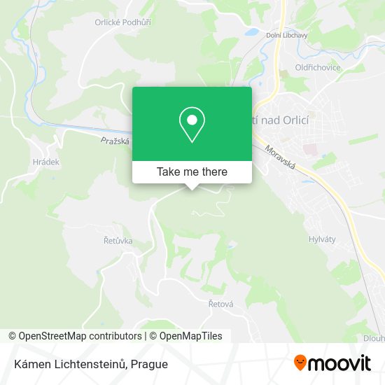 Kámen Lichtensteinů map