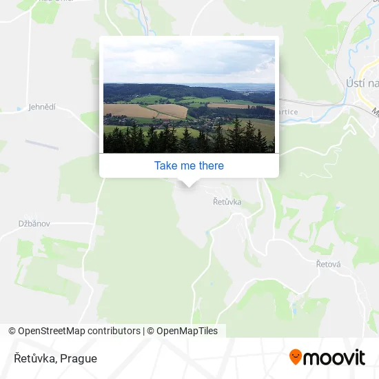 Карта Řetůvka