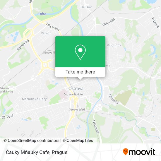 Čauky Mňauky Cafe map