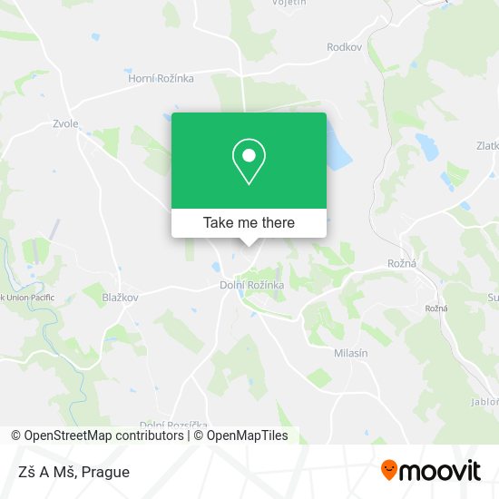 Карта Zš A Mš