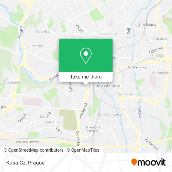 Карта Kasa.Cz
