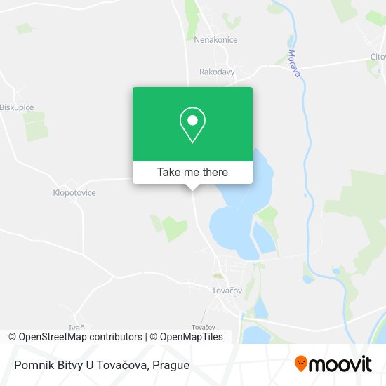Карта Pomník Bitvy U Tovačova