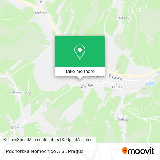 Podhorská Nemocnice A.S. map