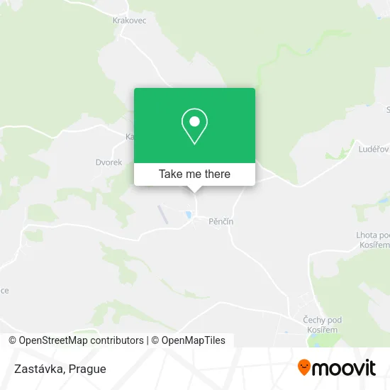 Карта Zastávka