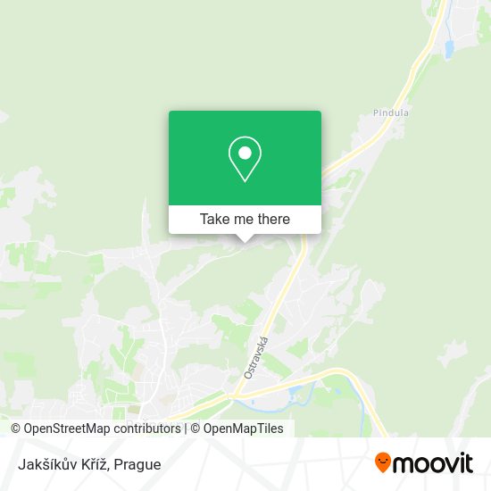 Jakšíkův Kříž map