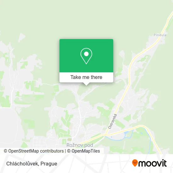 Карта Chlácholůvek