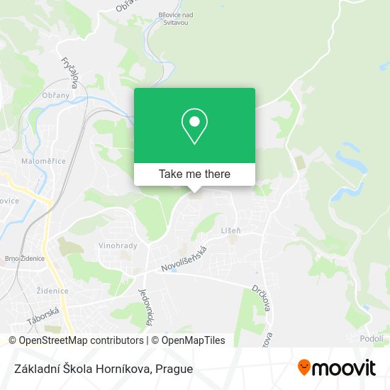 Základní Škola Horníkova map
