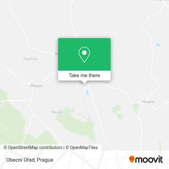 Карта Obecní Úřad