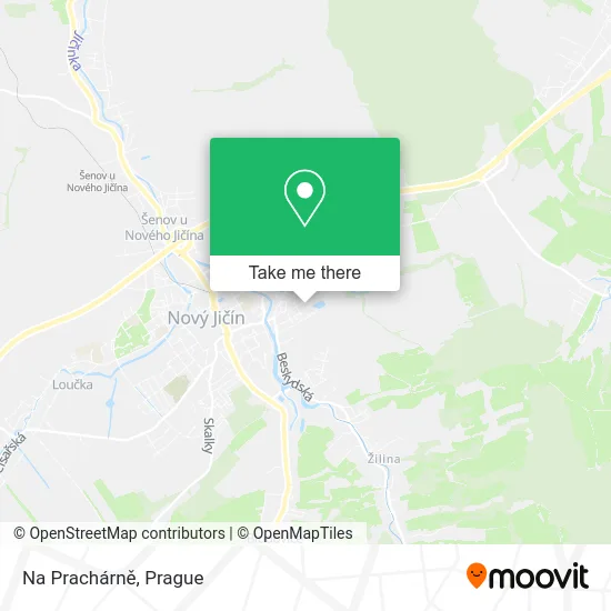 Карта Na Prachárně