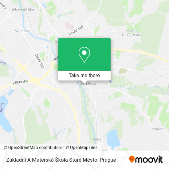 Základní A Mateřská Škola Staré Město map