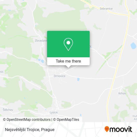 Nejsvětější Trojice map