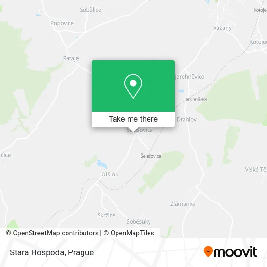 Карта Stará Hospoda