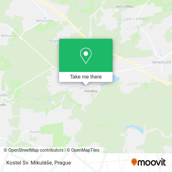 Карта Kostel Sv. Mikuláše