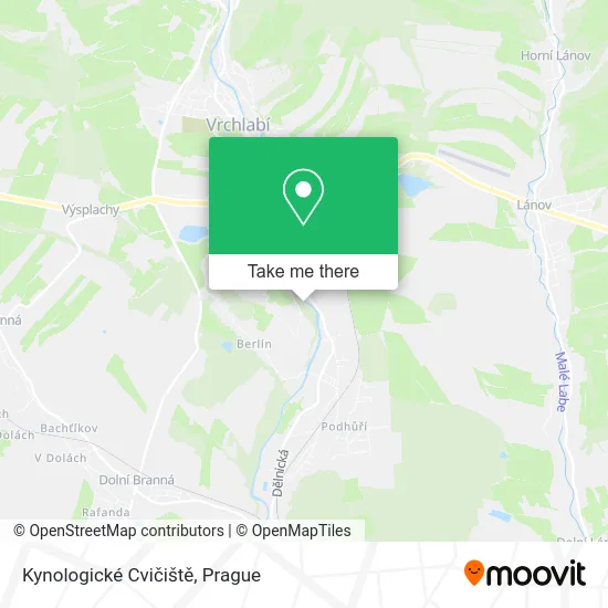 Kynologické Cvičiště map