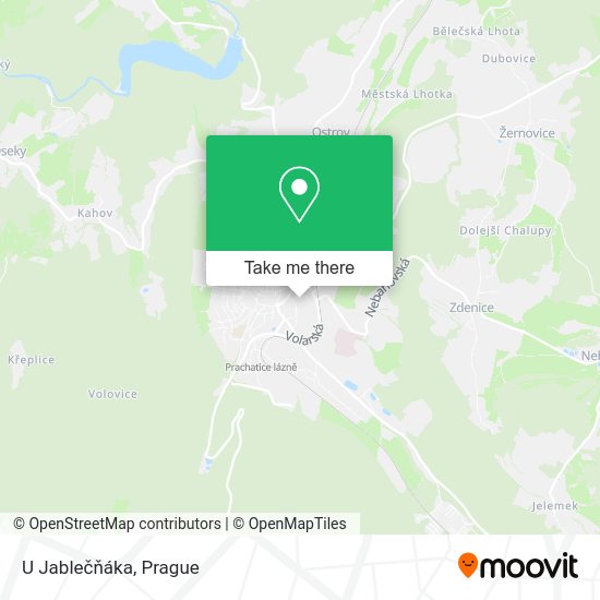 U Jablečňáka map