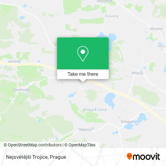 Nejsvětější Trojice map